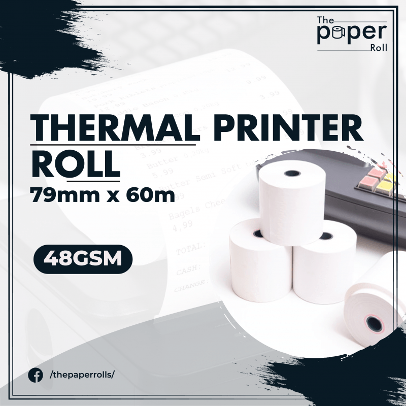 Thermal Printer Roll 79mm X 60m, Thermal Printer Roll, Thermal Printer Roll price in Karachi, high quality Thermal Printer Roll, Printer Roll, Cheap Thermal Printer Ro6l